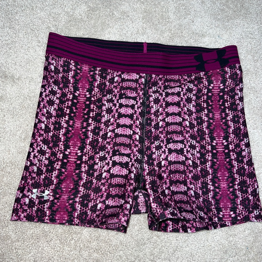 Purple Pattern Under Armour Spandex
